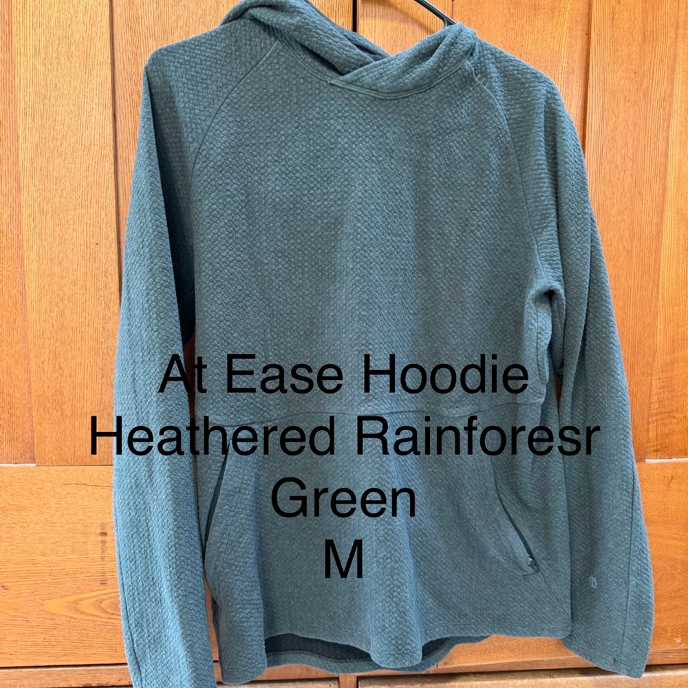 lululemon athletica At Ease Hoodie - Heathered Green